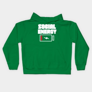 Social Energy Level Kids Hoodie